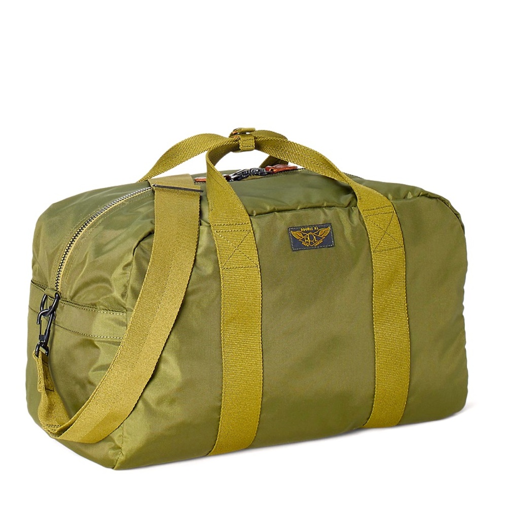 RRL Double RL duffle weekend bag with strap. NWT